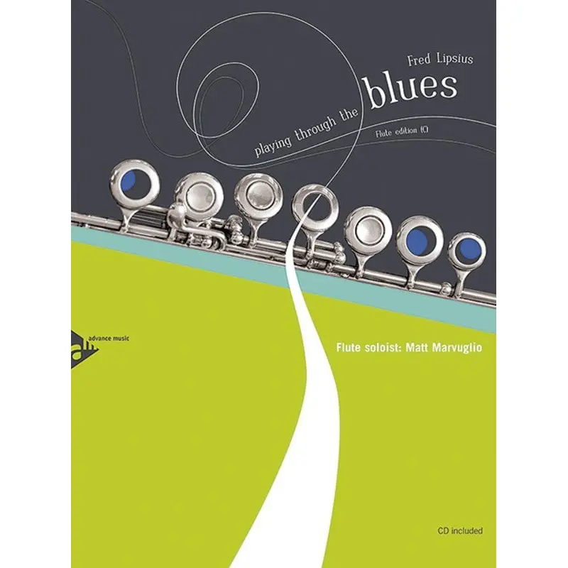 PLAYING THROUGH THE BLUES FLUTE BK/CD