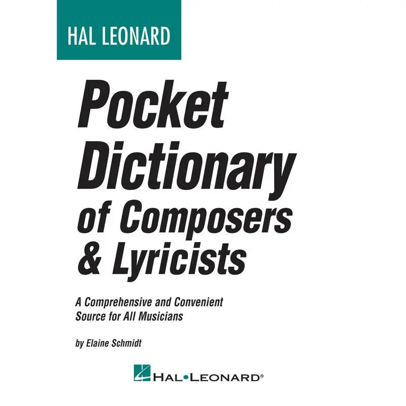POCKET DICTIONARY OF COMPOSERS & LYRICISTS