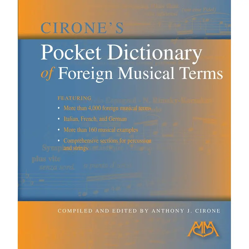 POCKET DICTIONARY OF FOREIGN MUSICAL TERMS