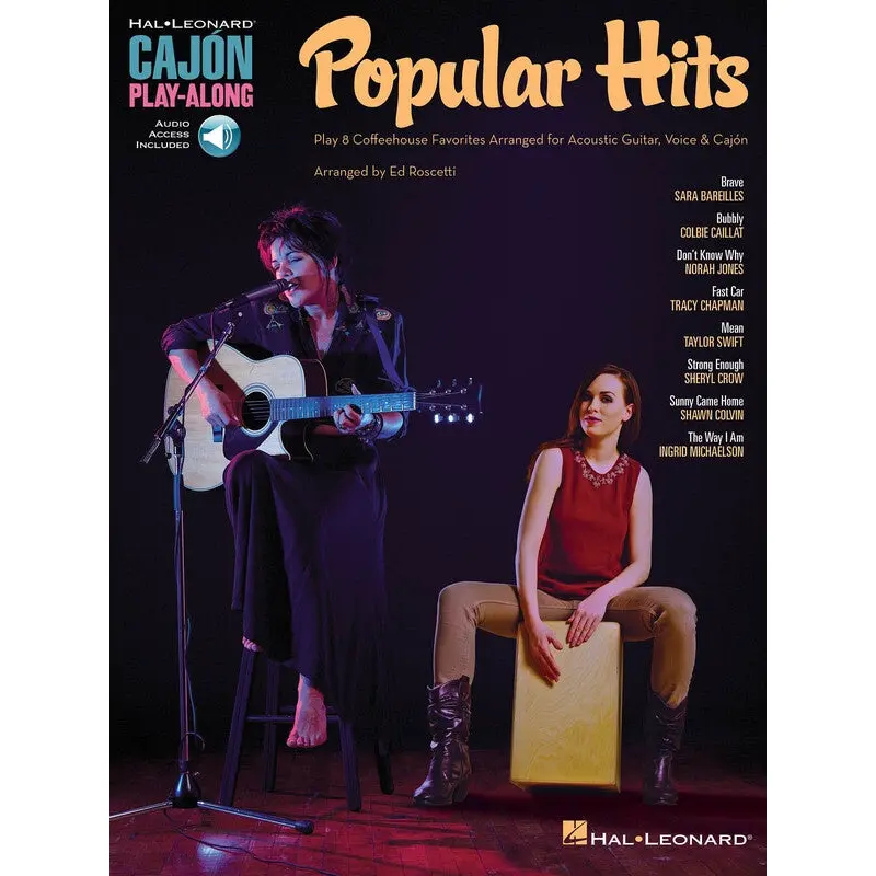 POPULAR HITS CAJON PLAYALONG BK/OLA