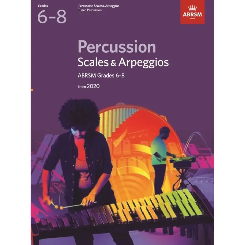 ABRSM PERCUSSION SCALES & ARPEGGIOS GR 6-8