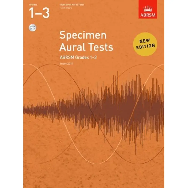 ABRSM SPECIMEN AURAL TESTS GR 1-3 BK/CD FROM 2011