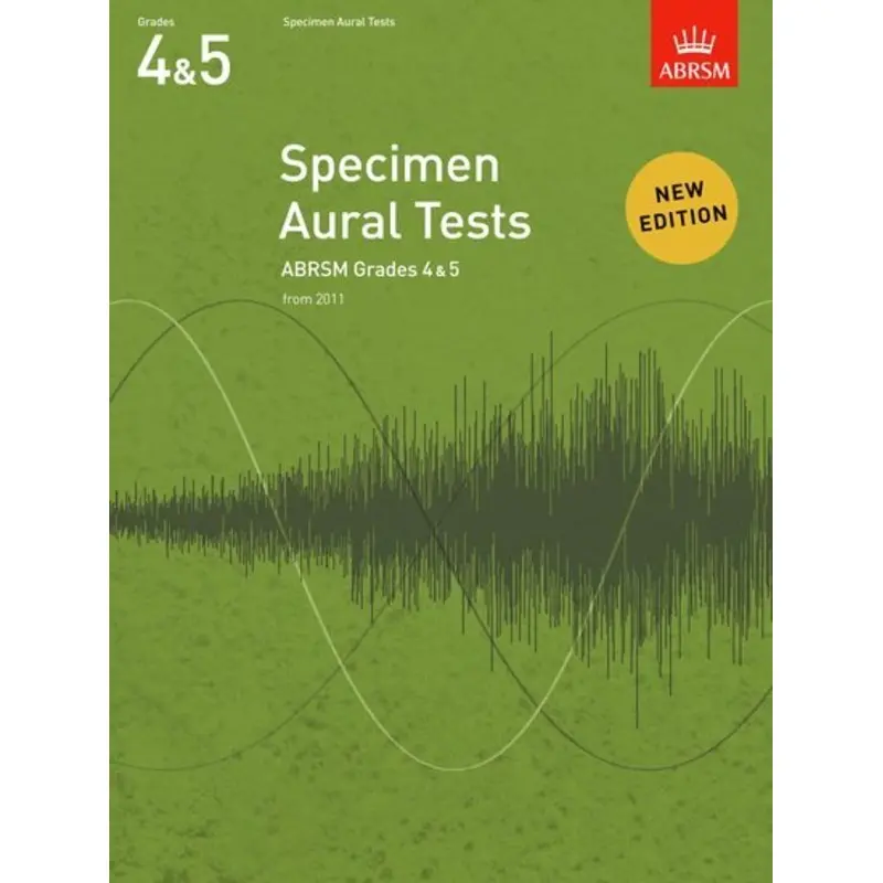 ABRSM SPECIMEN AURAL TESTS GR 4-5 FROM 2011