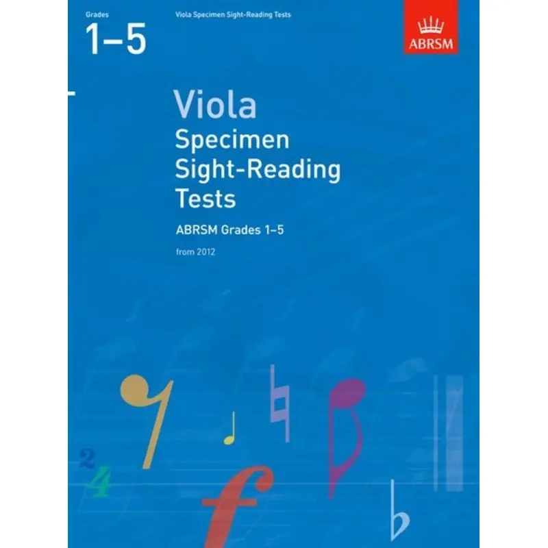 ABRSM VIOLA SPECIMEN SIGHT READING GR1-5 FROM 2012