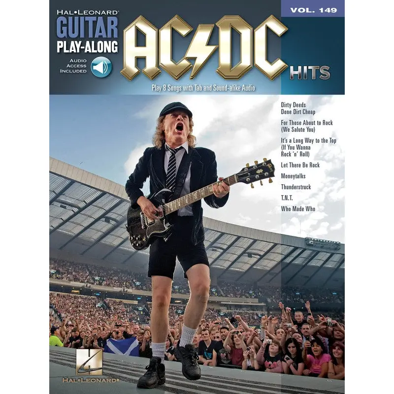 AC/DC HITS GUITAR PLAYALONG V149 BK/OLA