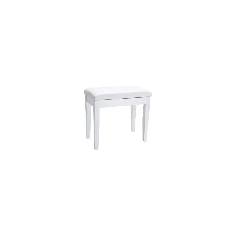 Piano bench satin White