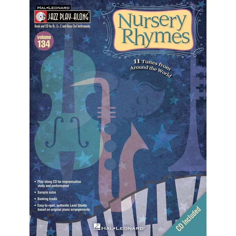 NURSERY RHYMES JAZZ PLAY ALONG BK/CD V134