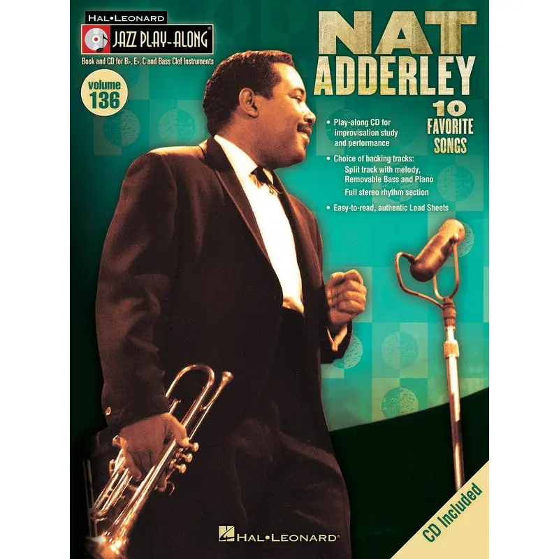 NAT ADDERLEY JAZZ PLAY ALONG BK/CD V136