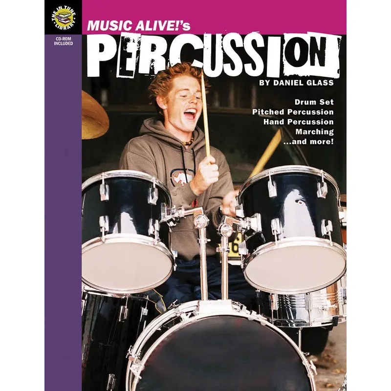 MUSIC ALIVES PERCUSSION BK/DVD ROM