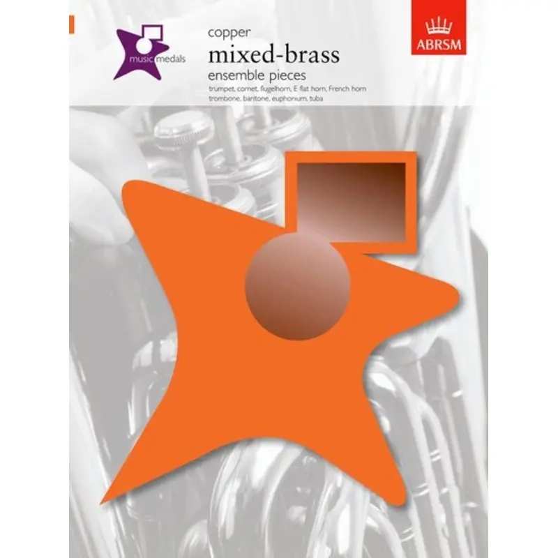 MUSIC MEDALS MIXED BRASS ENSEMBLE PIECES COPPER