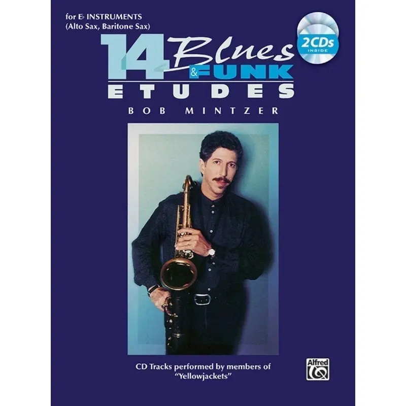 MINTZER - 14 BLUES & FUNK ETUDES E FLAT INSTRUMENTS BK/OLA