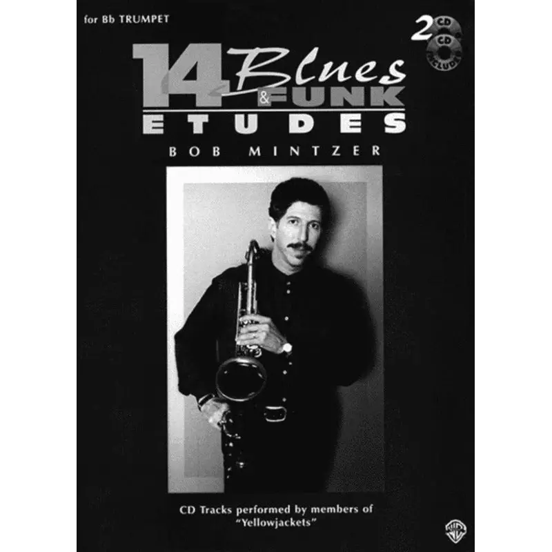 MINTZER - 14 BLUES & FUNK ETUDES TRUMPET BK/2CDS