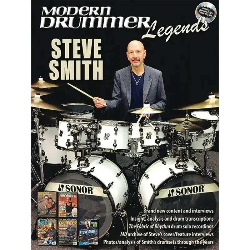 MODERN DRUMMER LEGENDS STEVE SMITH BK/OLA
