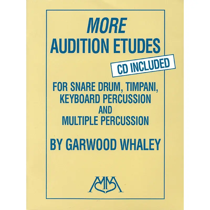 MORE AUDITION ETUDES PERCUSSION BK/CD