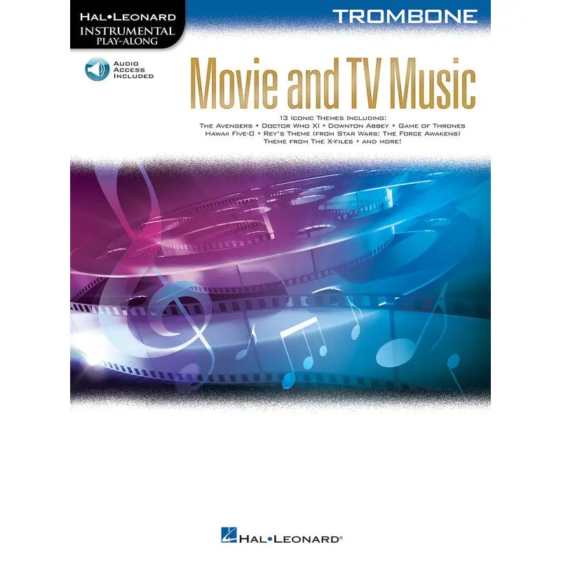 MOVIE AND TV MUSIC FOR TROMBONE BK/OLA
