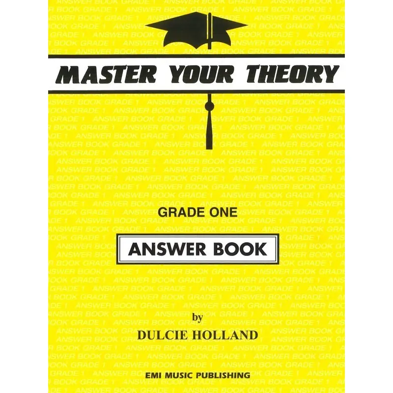 MASTER YOUR THEORY ANSWER BK 1