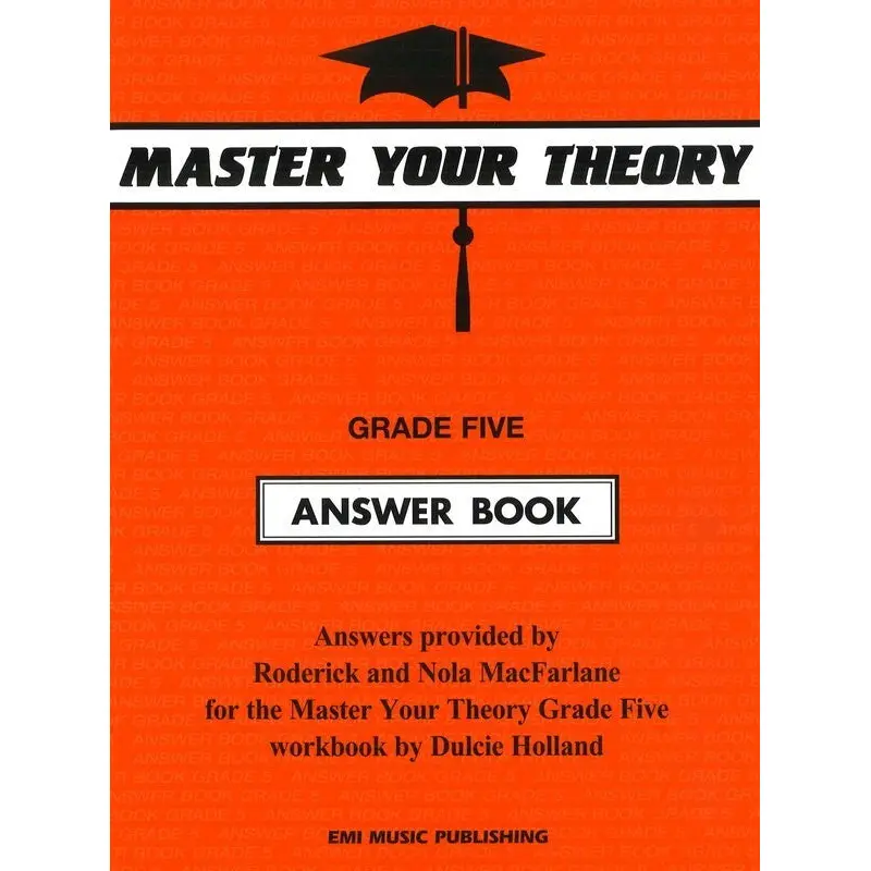 MASTER YOUR THEORY ANSWER BK 5