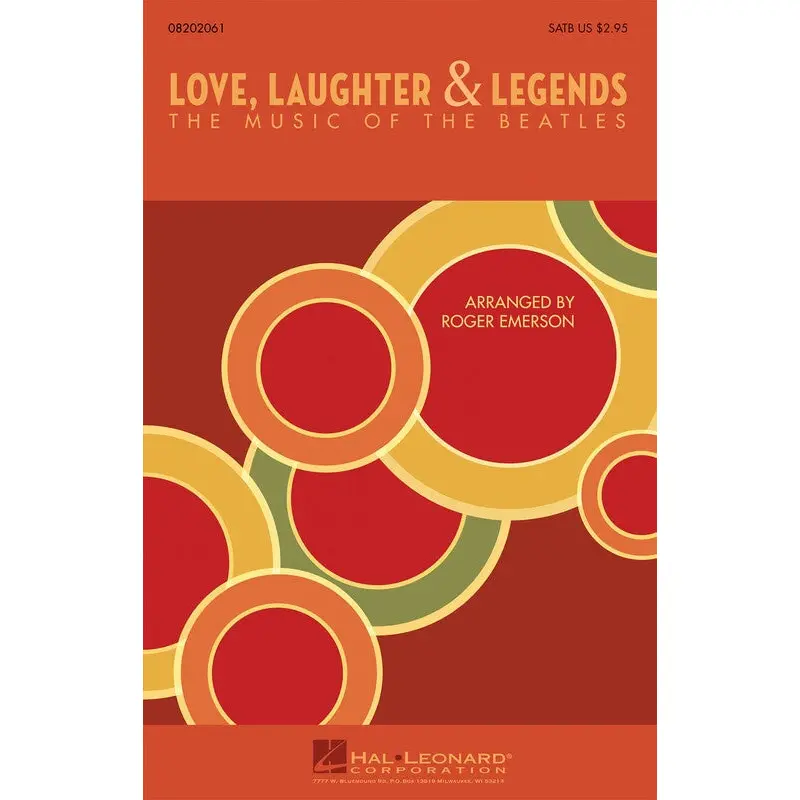 LOVE LAUGHTER AND LEGENDS BEATLES SATB