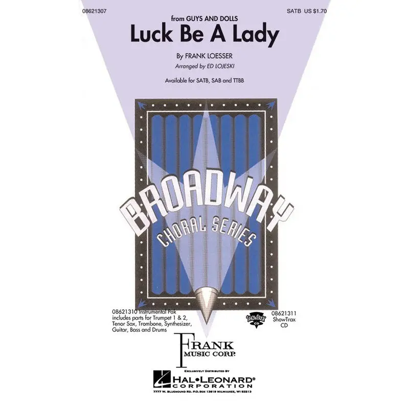 LUCK BE A LADY SATB