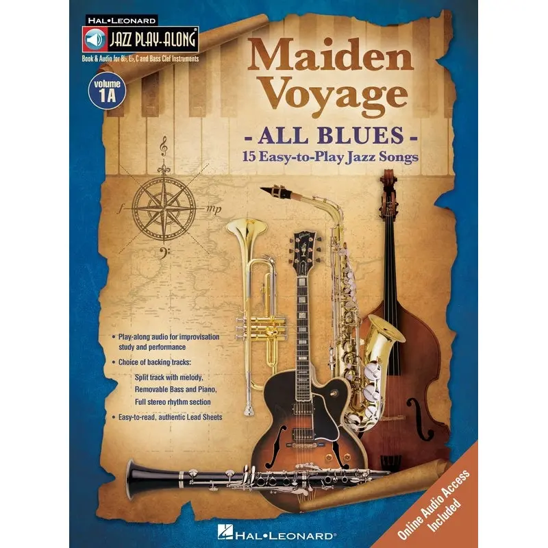 MAIDEN VOYAGE ALL BLUES JAZZ PLAY ALONG V1A BK/OLA
