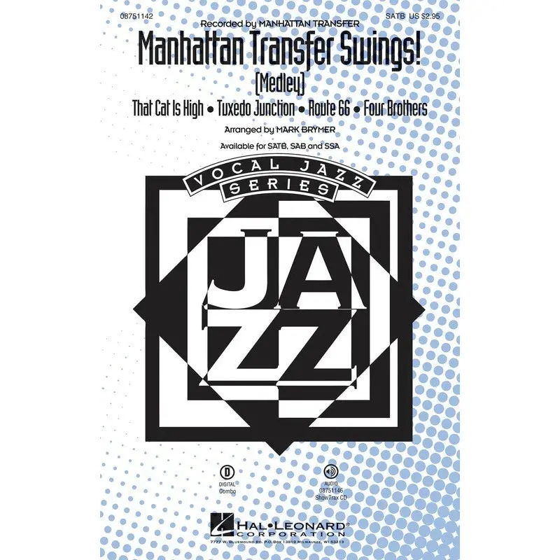 MANHATTAN TRANSFER SWINGS SSA