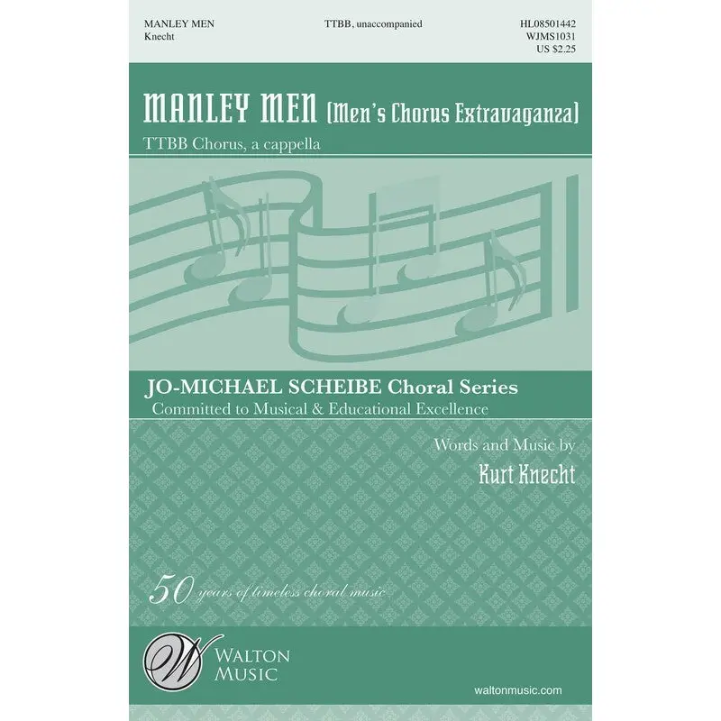 MANLY MENS CHORUS EXTRAVAGANZA TTBB A CAPPELLA