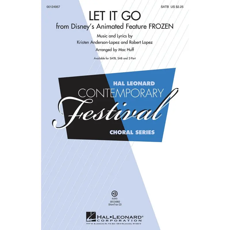 LET IT GO (FROM FROZEN) SATB