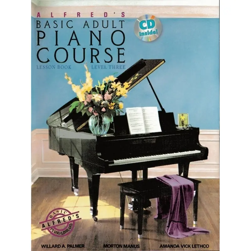 AB ADULT PIANO COURSE LESSON BK 3 BK/OLA