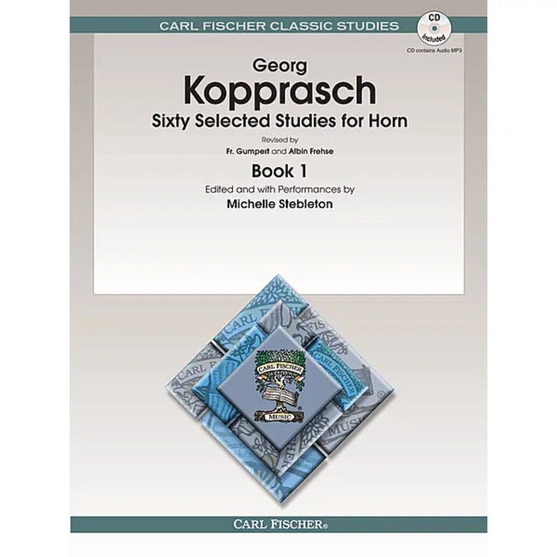 KOPPRASCH - 60 SELECTED STUDIES BK 1 FRENCH HORN BK/CD