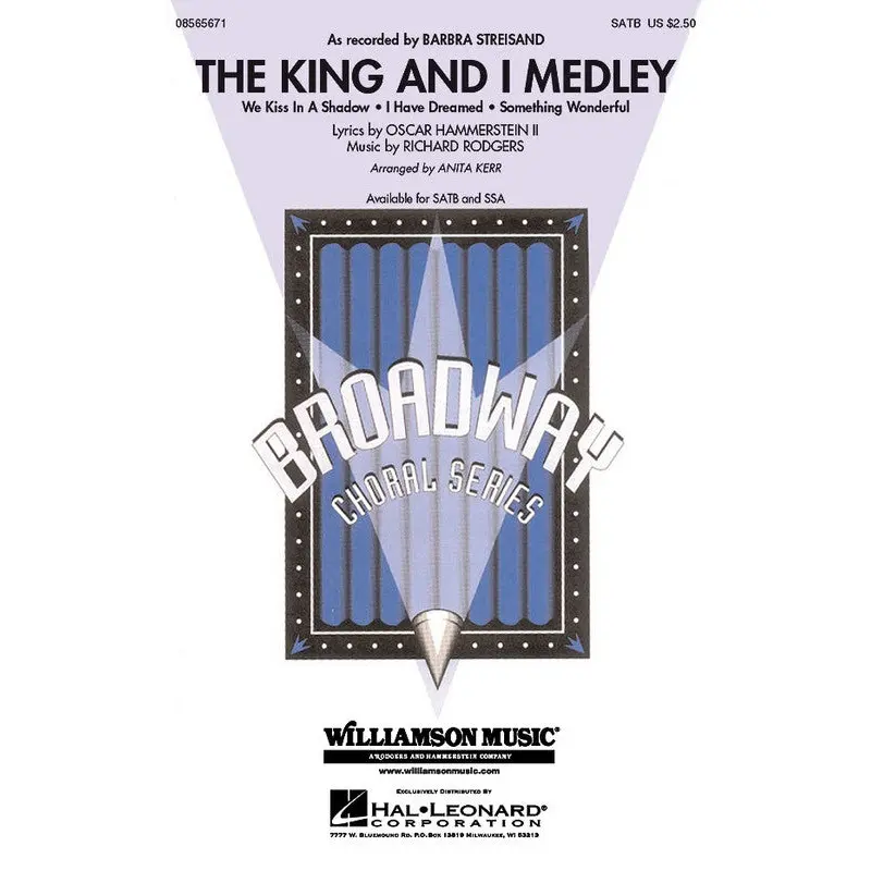 KING AND I MEDLEY SATB