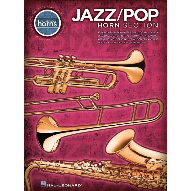 JAZZ POP HORN SECTION TRANSCRIBED SCORES