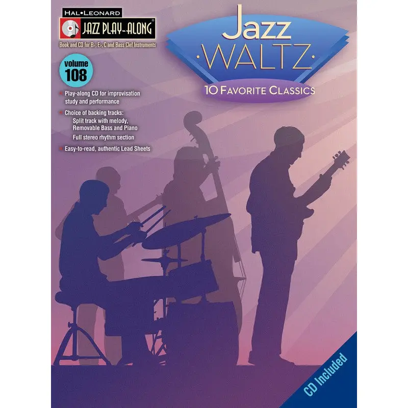 JAZZ WALTZ JAZZ PLAY ALONG BK/CD V108