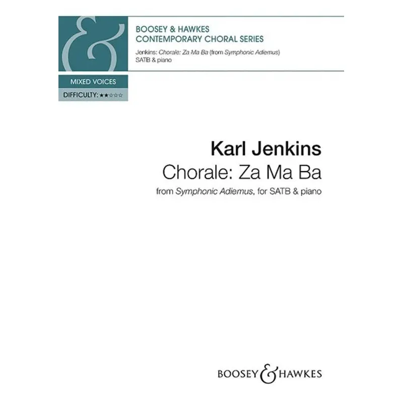 JENKINS - CHORALE ZA MA BA SATB