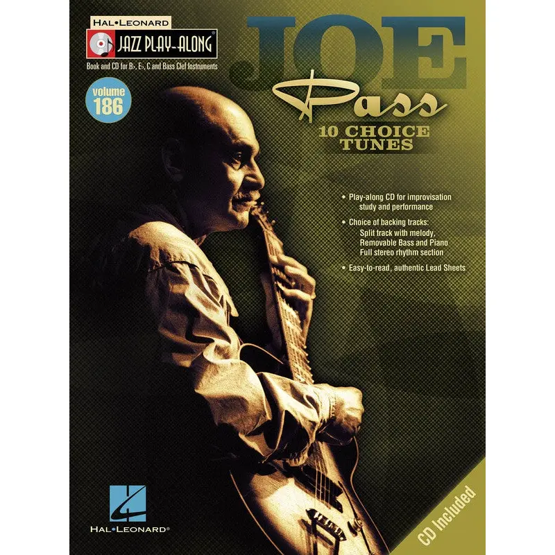 JOE PASS JAZZ PLAY ALONG V186 BK/CD