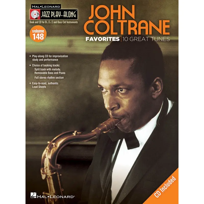 JOHN COLTRANE FAVORITES JAZZ PLAY ALONG BK/CD V1