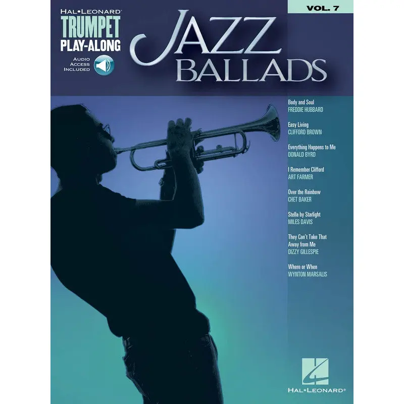 JAZZ BALLADS TRUMPET PLAYALONG V7 BK/OLA