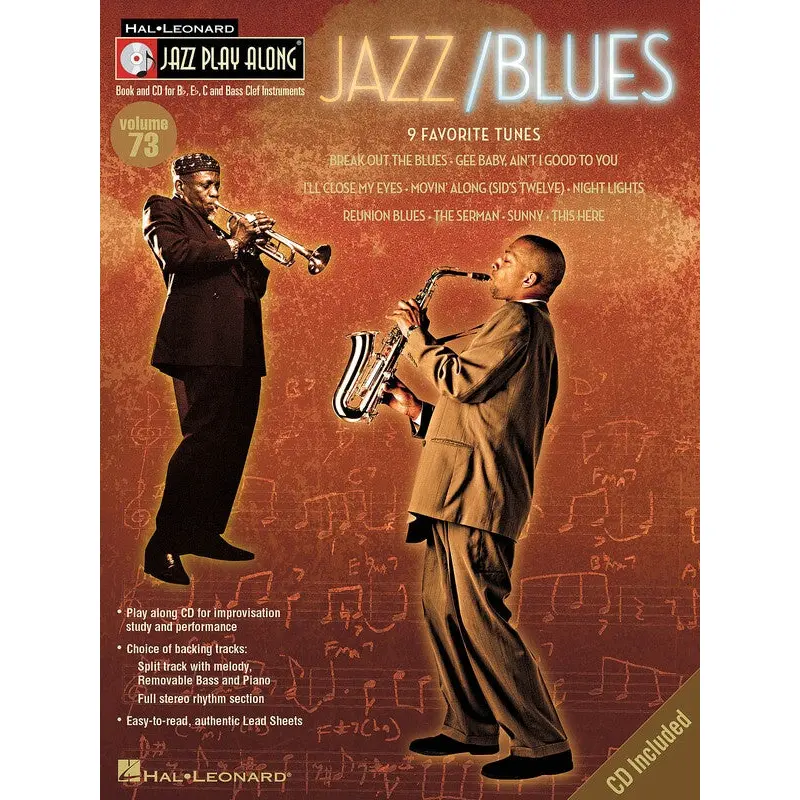 JAZZ / BLUES JAZZ PLAY ALONG V73 BK/CD