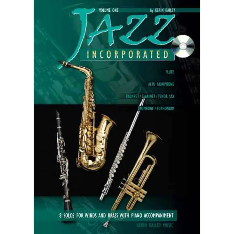 JAZZ INCORPORATED BK 1 BK/CD TROMBONE/PIANO
