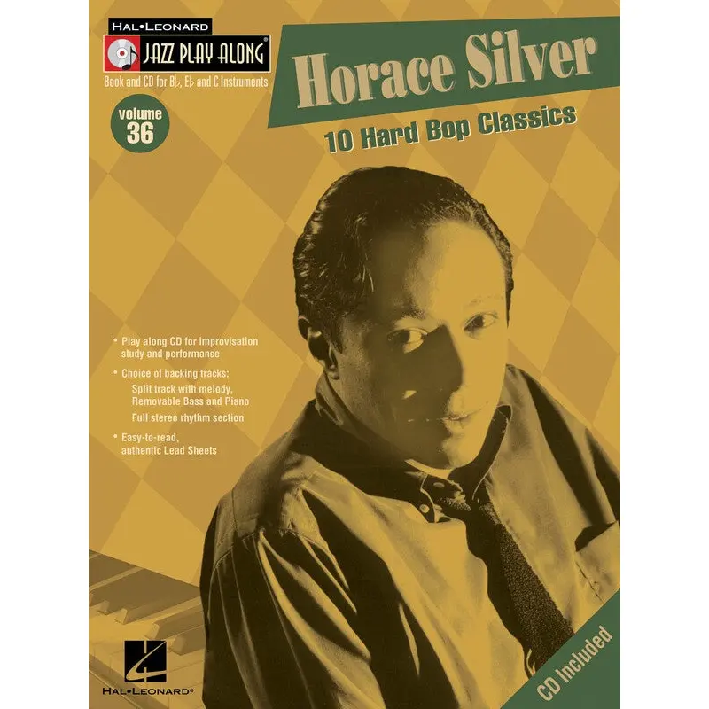 HORACE SILVER JAZZ PLAY ALONG V36 BK/CD