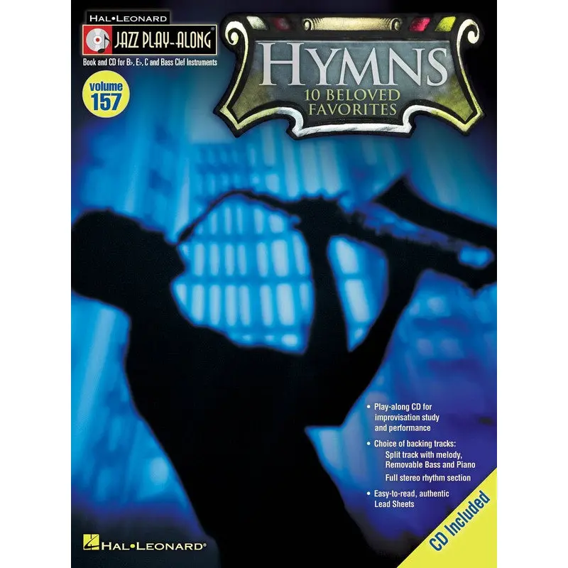 HYMNS JAZZ PLAY ALONG BK/CD V157
