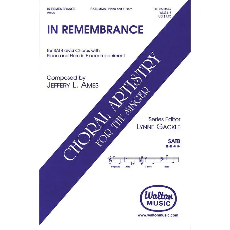IN REMEMBRANCE SATB