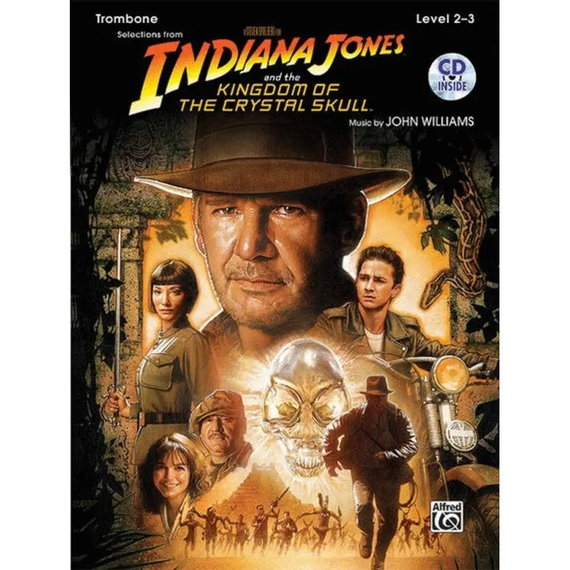 INDIANA JONES KINGDOM CRYSTAL SKULL TROMBONE BK/CD