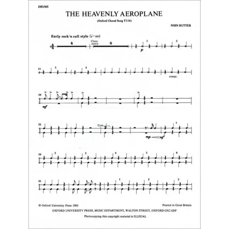 HEAVENLY AEROPLANE DRUM PART (POD)