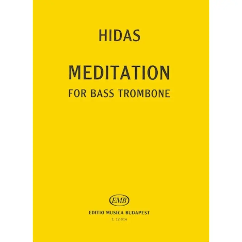 HIDAS - MEDITATION FOR BASS TROMBONE