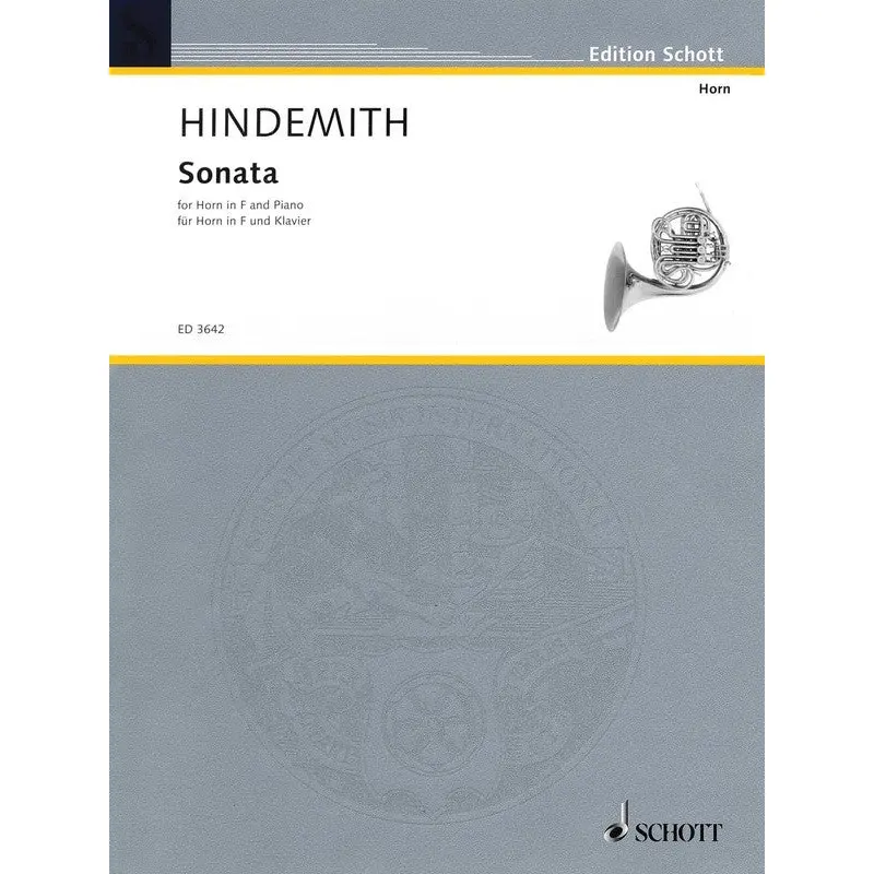 HINDEMITH - SONATA C (1939) FRENCH HORN/PIANO