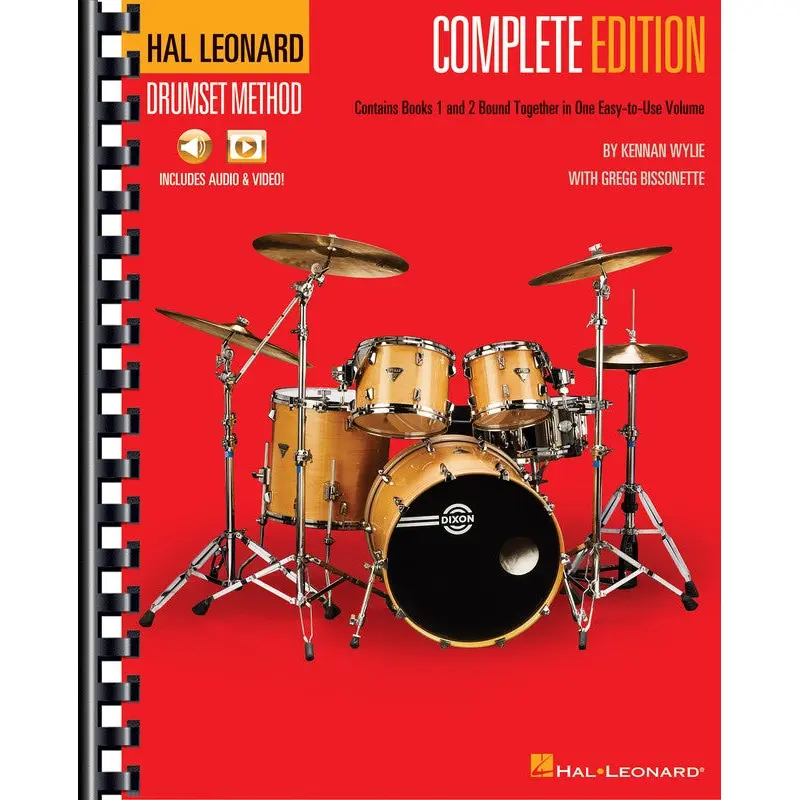HAL LEONARD DRUMSET METHOD COMPLETE EDITION BK/OLM