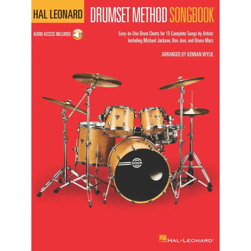 HAL LEONARD DRUMSET METHOD SONGBOOK BK/OLA