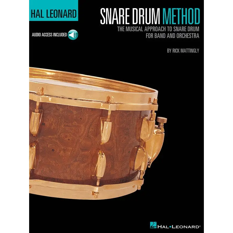 HAL LEONARD SNARE DRUM METHOD BK/OLA