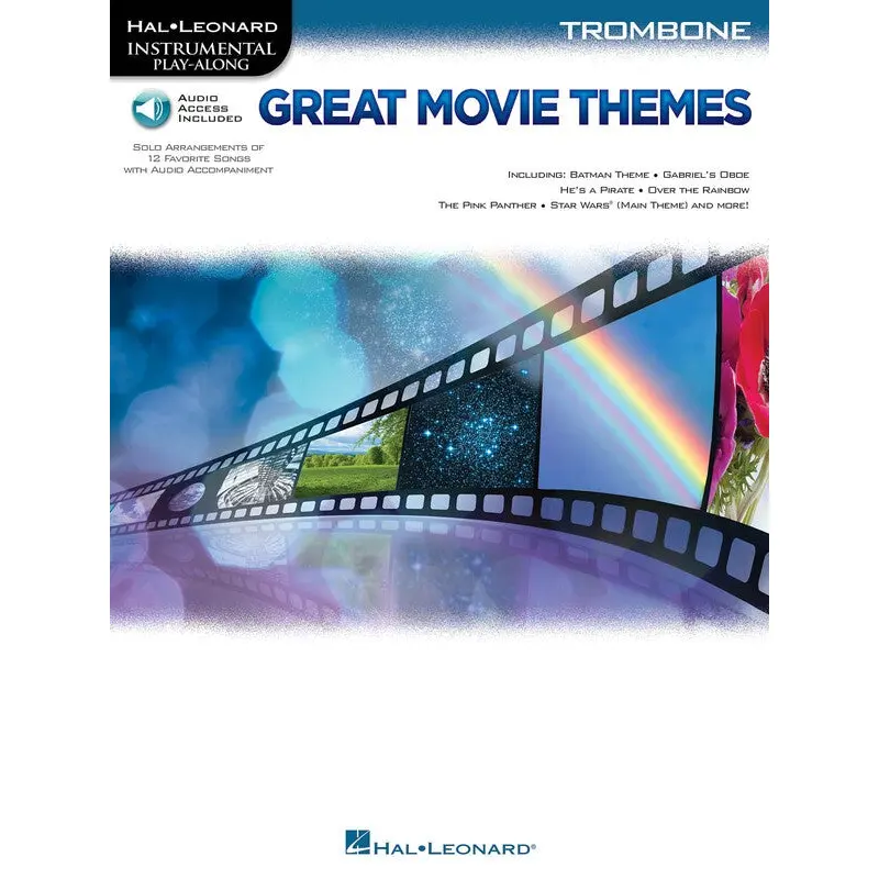 GREAT MOVIE THEMES TROMBONE BK/OLA