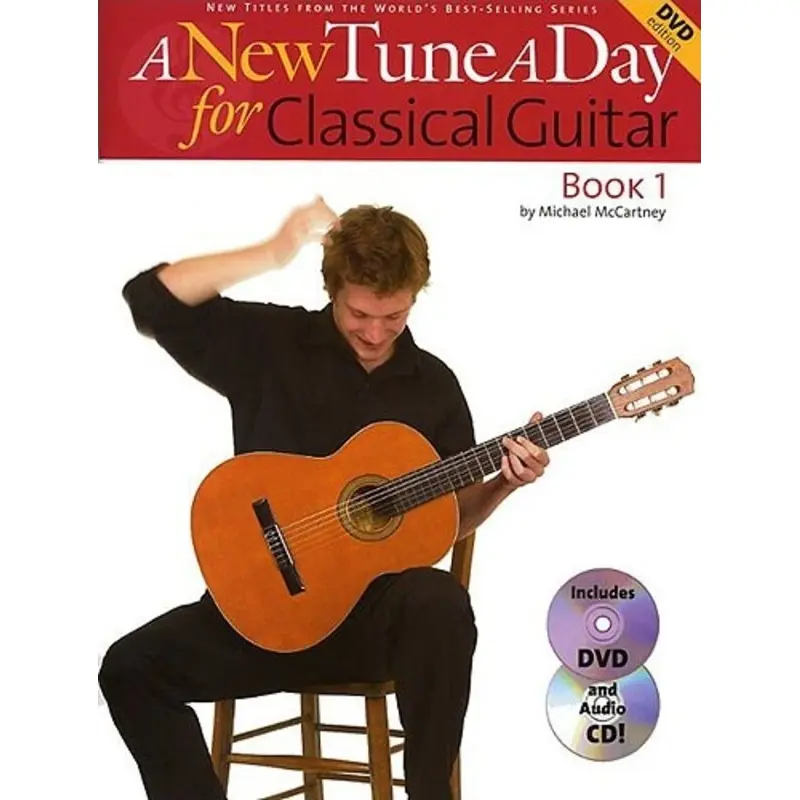 A NEW TUNE A DAY CLASSICAL GUITAR BK 1 BK/CD/DVD